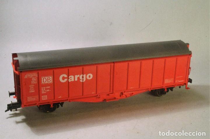 Trenes escala: FLEISCHMANN H0 #5372. Vag&oacute;n cerrado Cargo de la DB - Foto 1
