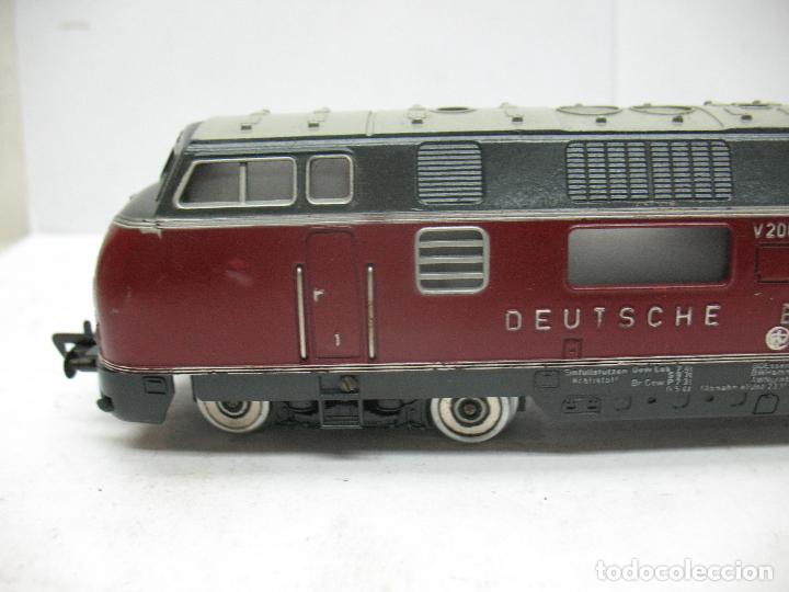 Trenes Escala: Fleischmann - Locomotora Diesel V200035 DEUTSCHE BUNDESBAHN 1381 corriente continua - Escala H0 - Foto 2 - 84687828