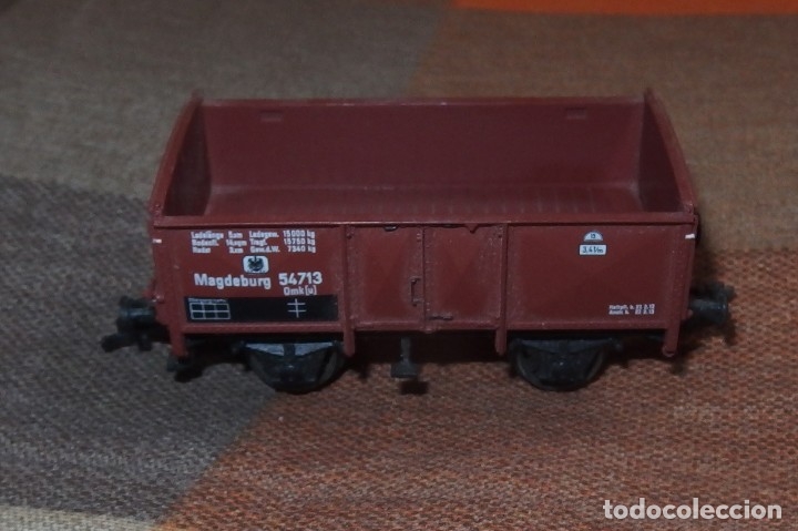 Trenes escala: VAG&Oacute;N MERCANC&Iacute;AS,FLEISCHMANN,HO,GERMANY - Foto 2