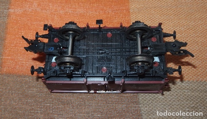 Trenes escala: VAG&Oacute;N MERCANC&Iacute;AS,FLEISCHMANN,HO,GERMANY - Foto 5