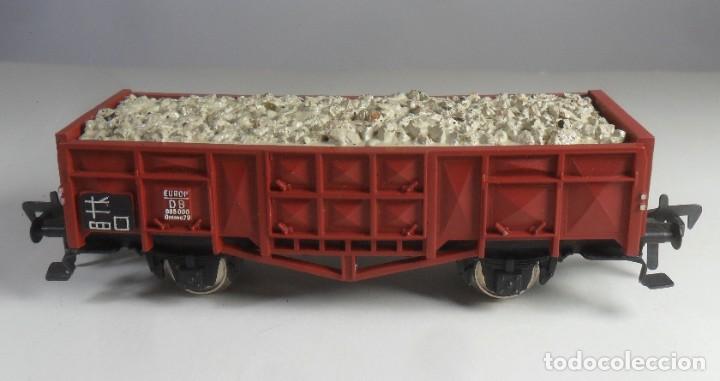 Trenes escala: H0 - FLEISCHMANN - VAGON DE BORDE ALTO CON CARGA - Foto 1
