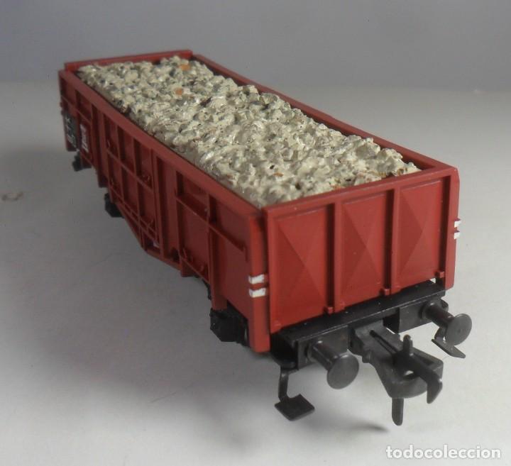 Trenes escala: H0 - FLEISCHMANN - VAGON DE BORDE ALTO CON CARGA - Foto 2