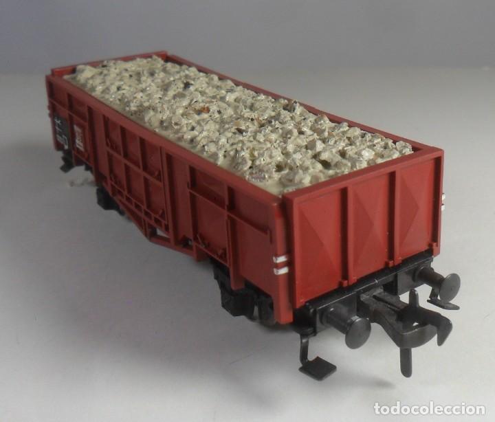 Trenes escala: H0 - FLEISCHMANN - VAGON DE BORDE ALTO CON CARGA - Foto 4
