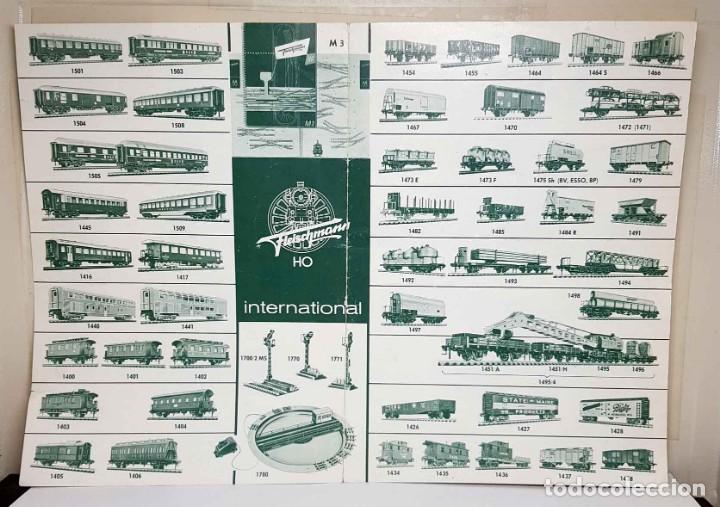 Trenes escala: Folleto FLEISCHMANN del a&ntilde;o 1963 - Foto 2