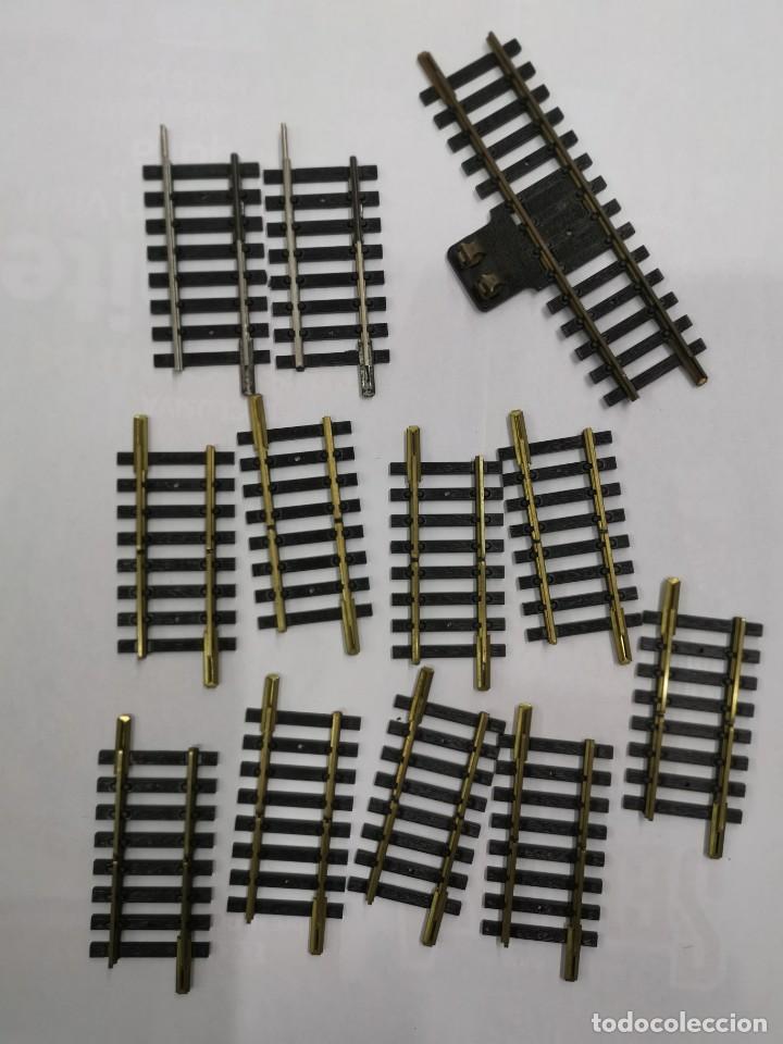 Trenes escala: vias fleischmann 11 vias y un conector - Foto 1