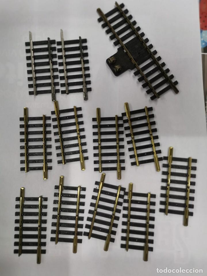 Trenes escala: vias fleischmann 11 vias y un conector - Foto 2