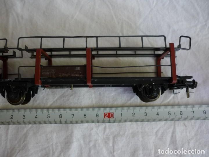 Trenes escala: 2 vagones Fleischmann HO pl&aacute;stico y metal - Foto 10