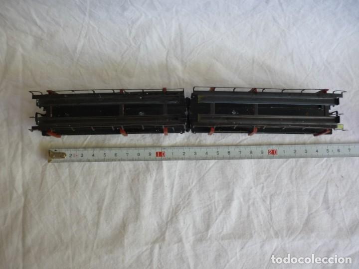 Trenes escala: 2 vagones Fleischmann HO pl&aacute;stico y metal - Foto 14