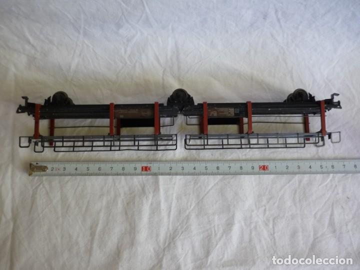 Trenes escala: 2 vagones Fleischmann HO pl&aacute;stico y metal - Foto 17