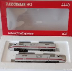 Trenes Escala: FLEISCHMANN H0, ICE 4440 CON 4 VAGONES, FUNCIONA, ENVIO 5,80 EUROS. Lote 402905414