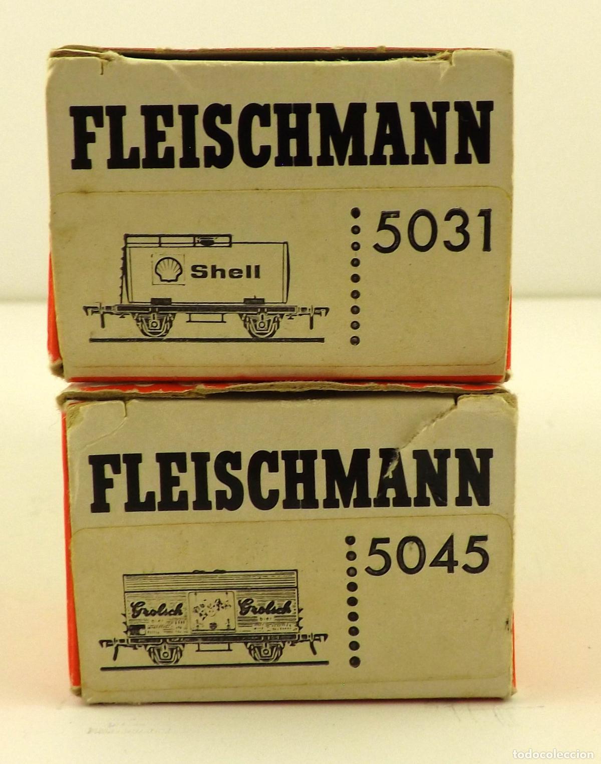 Trenes escala: Fleischmann pareja de vagones de carga - Foto 6