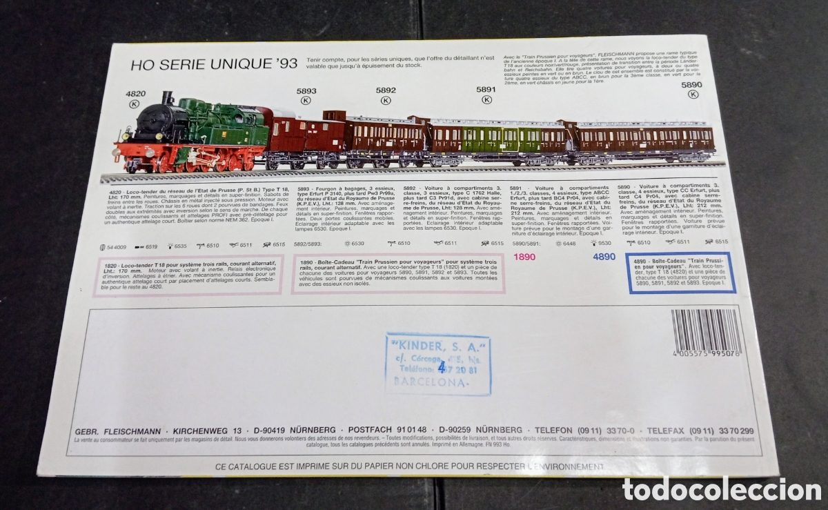 Trenes escala: CATALOGO FLEISCHMANN HO 1993/94 frances - Foto 8