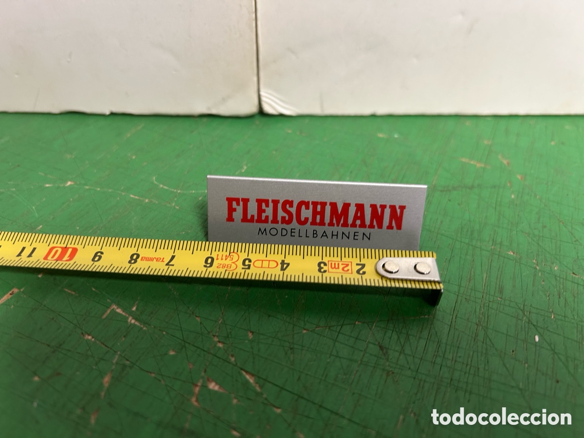 Trenes escala: FLEISCHMANN PLACA DE METAL DE MESA - Foto 4