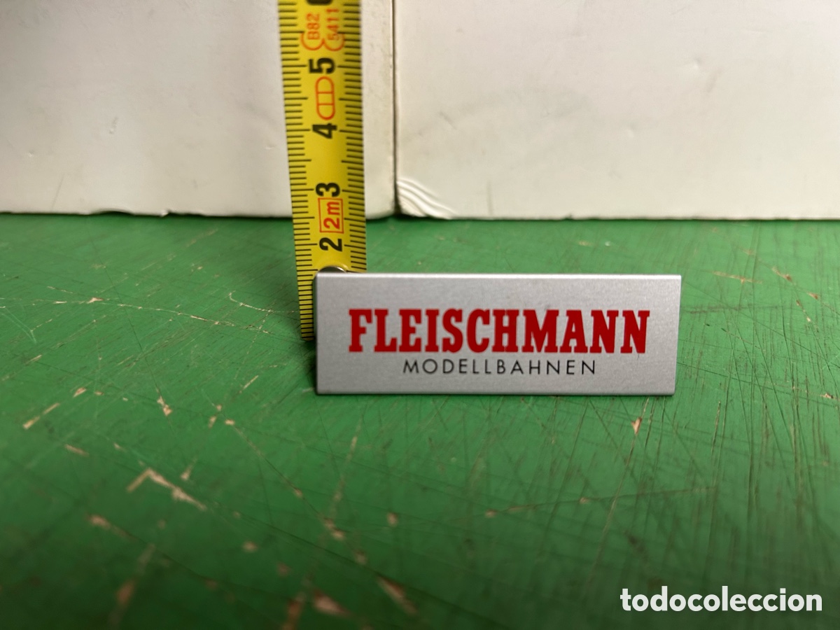 Trenes escala: FLEISCHMANN PLACA DE METAL DE MESA - Foto 5