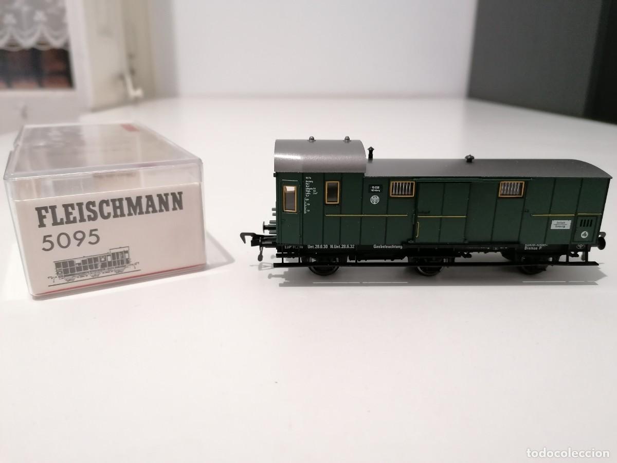 Treni in Scala: Fleischmann H0 5095 Vag&oacute;n de Equipaje DRG N&uuml;rnberg Nuevo