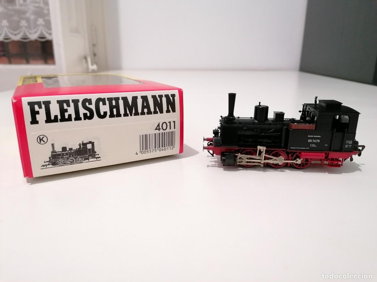Treni in Scala: Fleischmann H0 4011 Locomotora de Vapor BR 89 7479 DB Nuevo