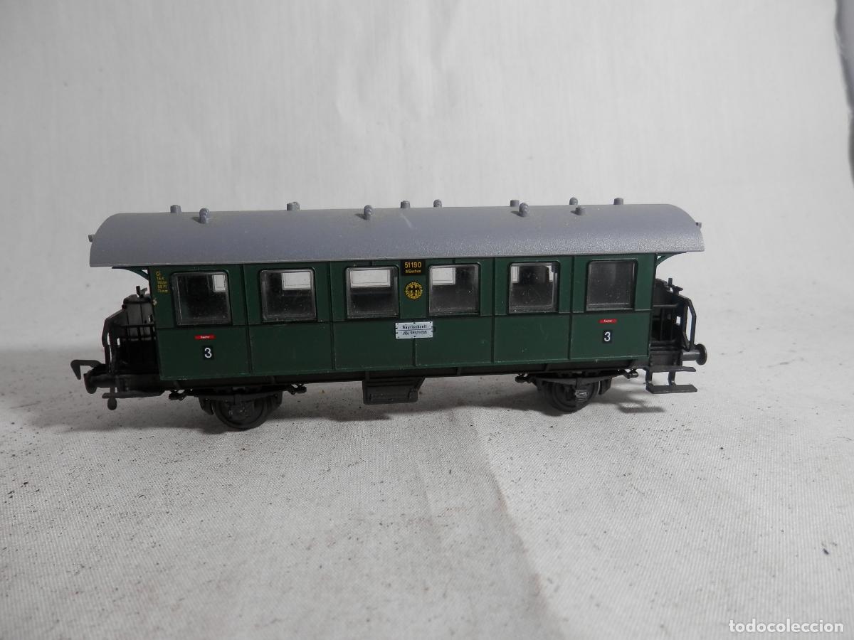 Trenes Escala: VAGON PASAJEROS 2 EJES ESCALA HO DE FLEISCHMANN