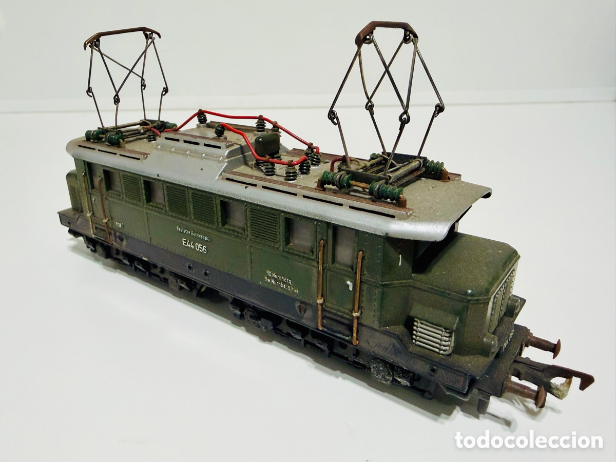 Trenes Escala: Locomotora el&eacute;ctrica FLEISHMANN Escala HO DC DB BR E44 056 - FUNCIONA