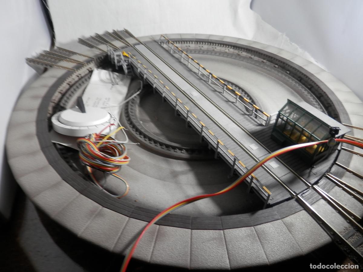 Trenes Escala: ROTONDA PARA LOCOMOTORAS ESCALA HO DE FLEISCHMANN CON MANDO INCLUIDO