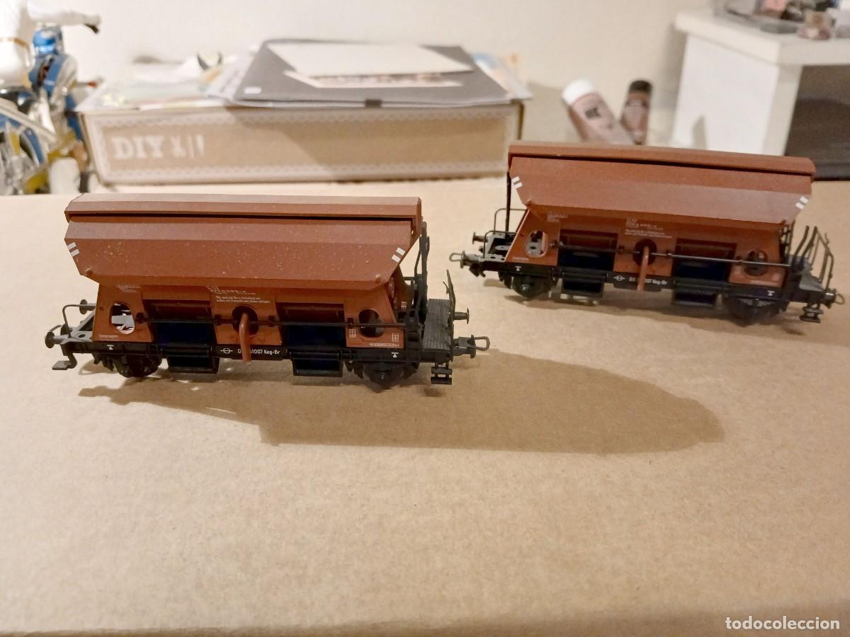 Trenes Escala: DOS VAGONES DE CARGA FLEISCHMANN HO