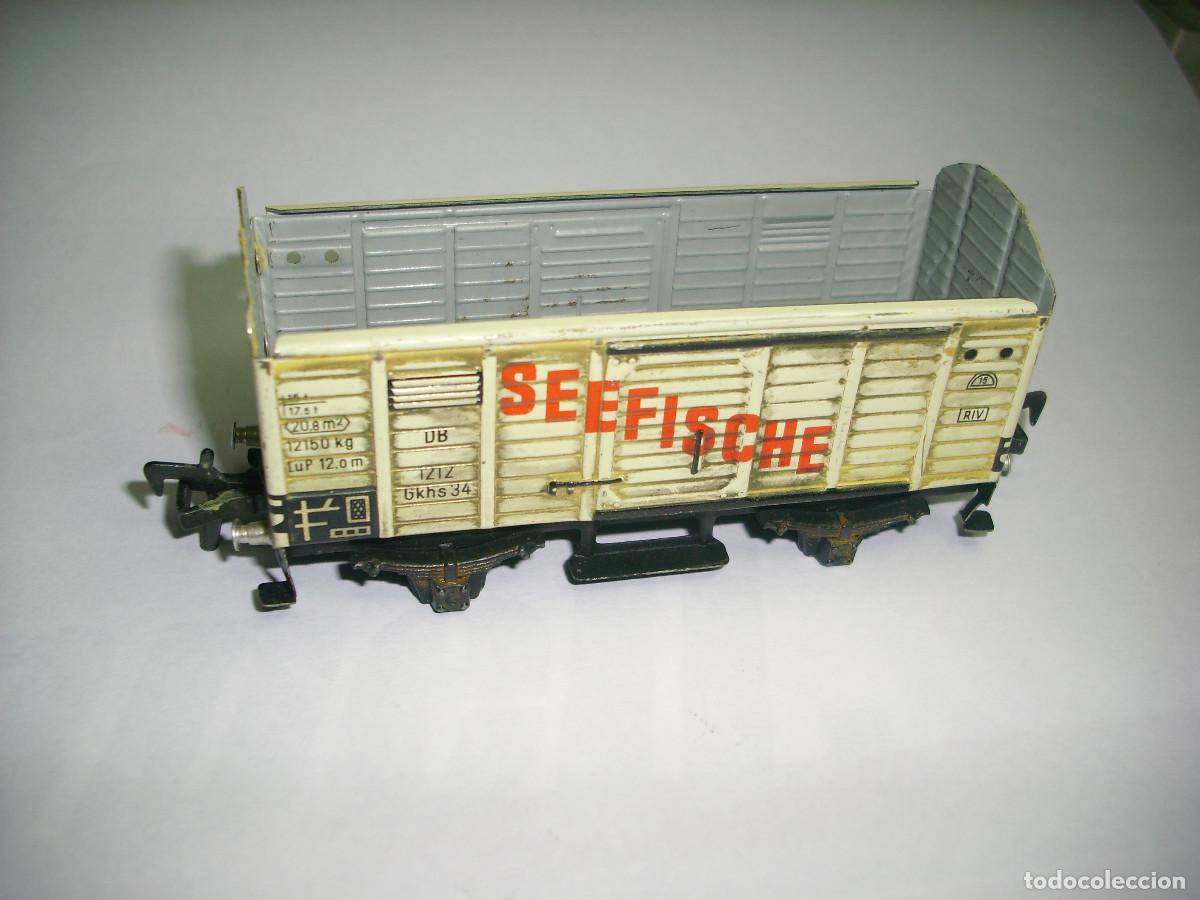 Trenes Escala: CARROCERIA VAGON FERROCARRIL FLEISCHMANN H0 A&Ntilde;OS 50 MADE IN US ZONE GERMANY