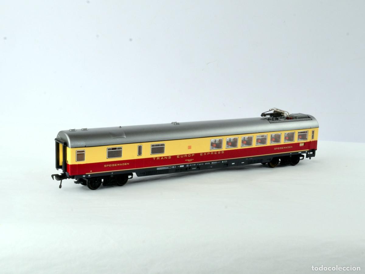 Trenes Escala: Fleischmann Trenes Escala H0 5162 Vag&oacute;n Restaurante TEE con Pant&oacute;grafo con Caja