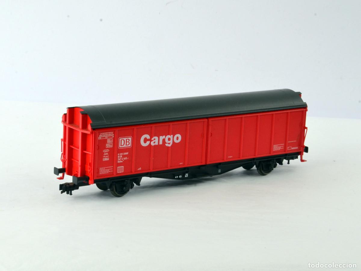 Trenes Escala: Fleischmann Trenes Escala H0 5372 Vag&oacute;n DB Cargo con Caja