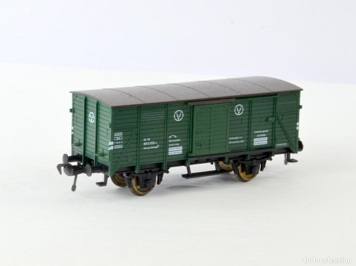 Trenes Escala: Fleischmann Trenes Escala H0 5351 Vag&oacute;n de Equipo para Gr&uacute;a BwwW&uuml;b con Caja