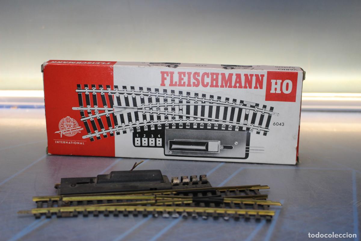 Trenes escala: Fleischmann HO 6043. Desv&iacute;o. Caja original. - Foto 1