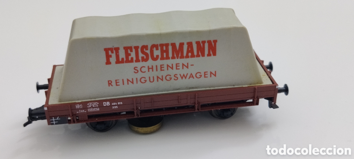 Trenes escala: FLEISCHMANN H0 - VAG&Oacute;N LIMPIAV&Iacute;AS - Foto 2