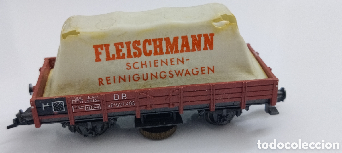 Trenes escala: FLEISCHMANN H0 - VAG&Oacute;N LIMPIAV&Iacute;AS - Foto 2