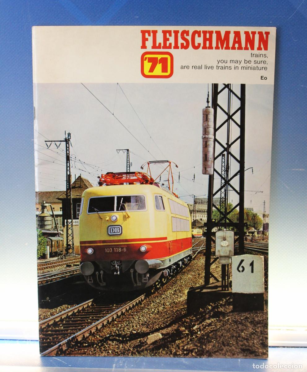Trenes escala: Cat&aacute;logo Fleischmann 1971.