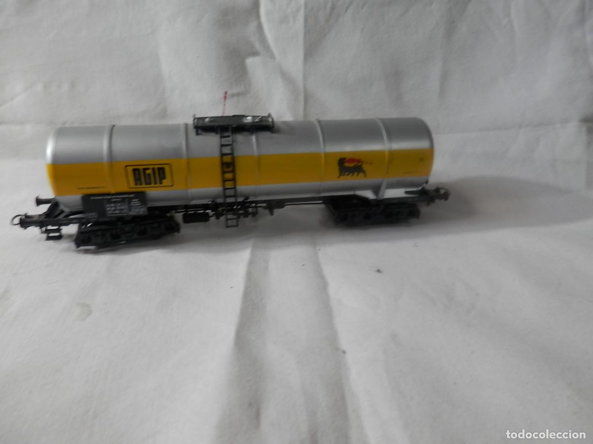 Trenes escala: VAGON CISTERNA AGIP ESCALA HO DE FLEISCHMANN