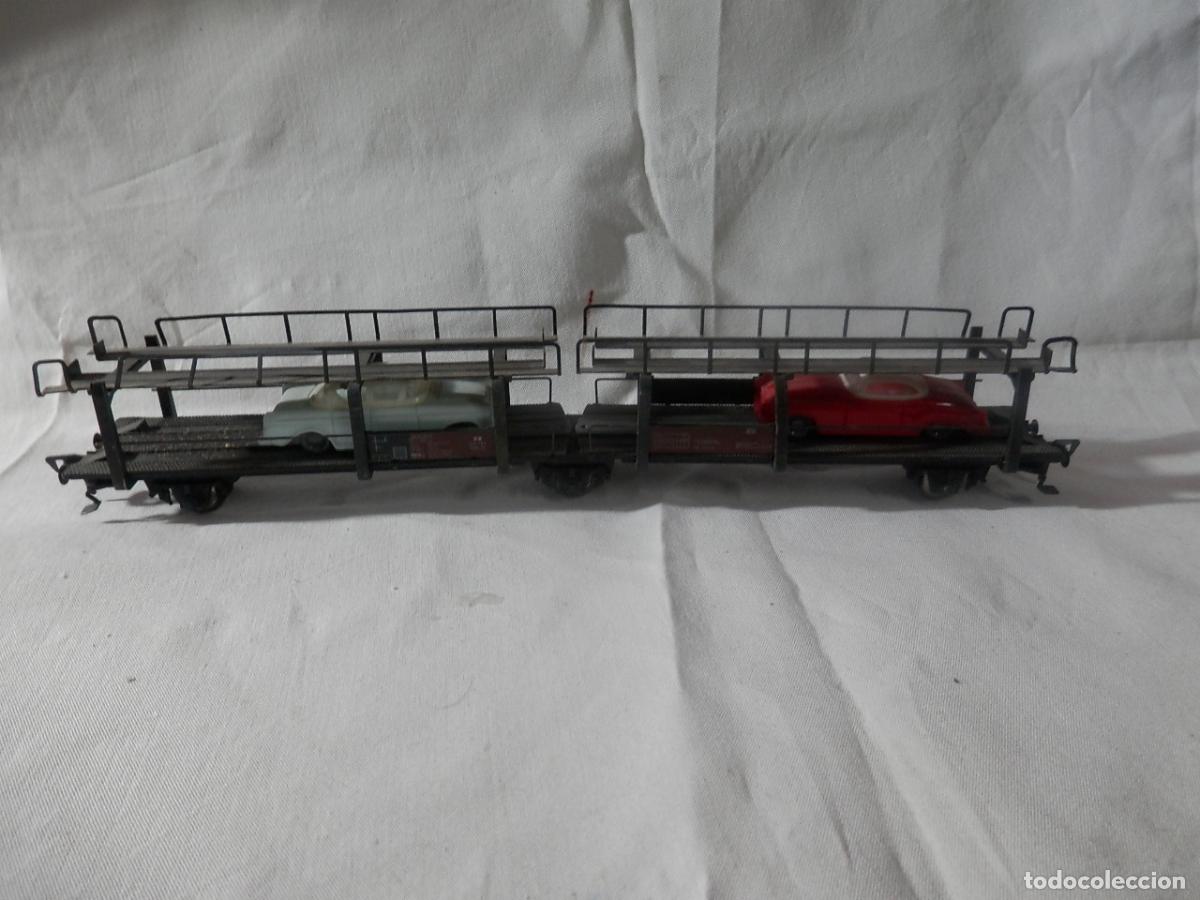 Trenes escala: VAGON PORTACOCHES ESCALA HO DE FLEISCHMANN