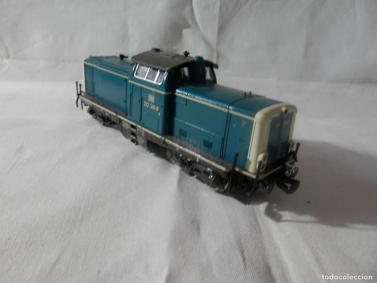 Trenes escala: LOCOMOTORA DIESEL DE LA DB ESCALA HO DE FLEISCHMANN CON LUZ