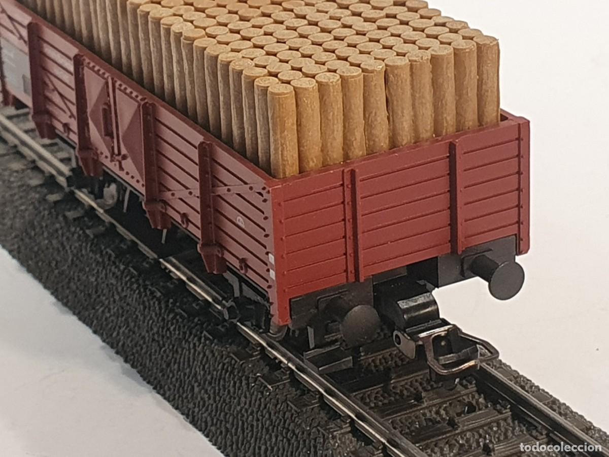 Trenes escala: Fleischmann escala h0 1/87 vag&oacute;n mercanc&iacute;as - Foto 3