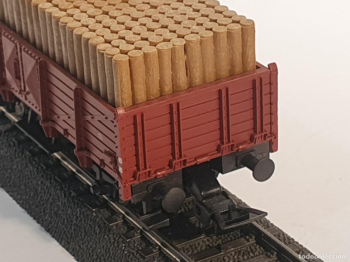 Trenes escala: Fleischmann escala h0 1/87 vag&oacute;n mercanc&iacute;as - Foto 5