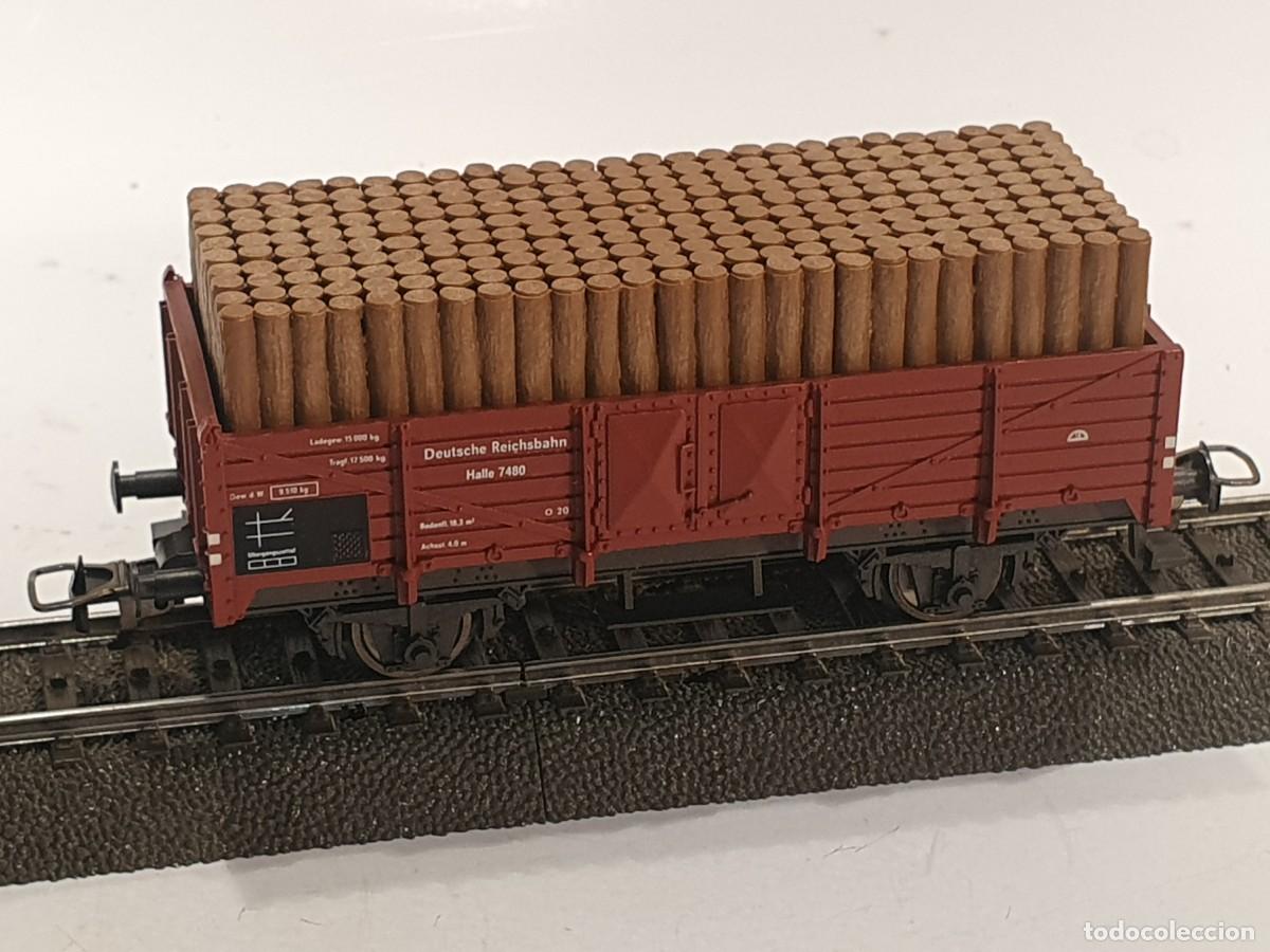 Trenes escala: Fleischmann escala h0 1/87 vag&oacute;n mercanc&iacute;as