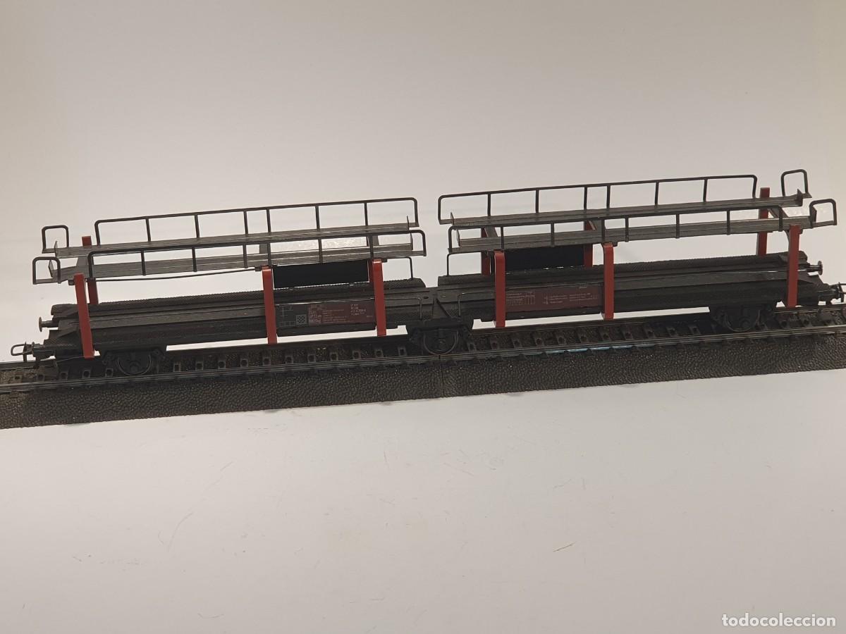 Comboios Escala: Fleischmann escala h0 1/87 vag&oacute;n mercanc&iacute;as portacoches