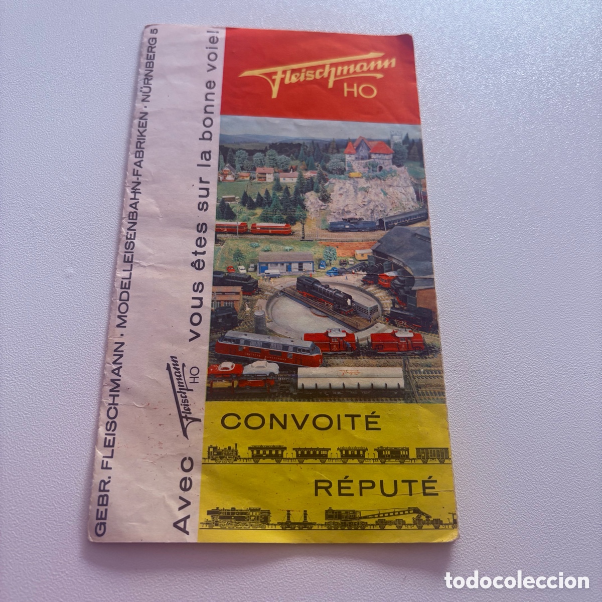 Trenes escala: Catalogo de 1963 tren electrico fleischmann escala h0 vagon locomotora trenes