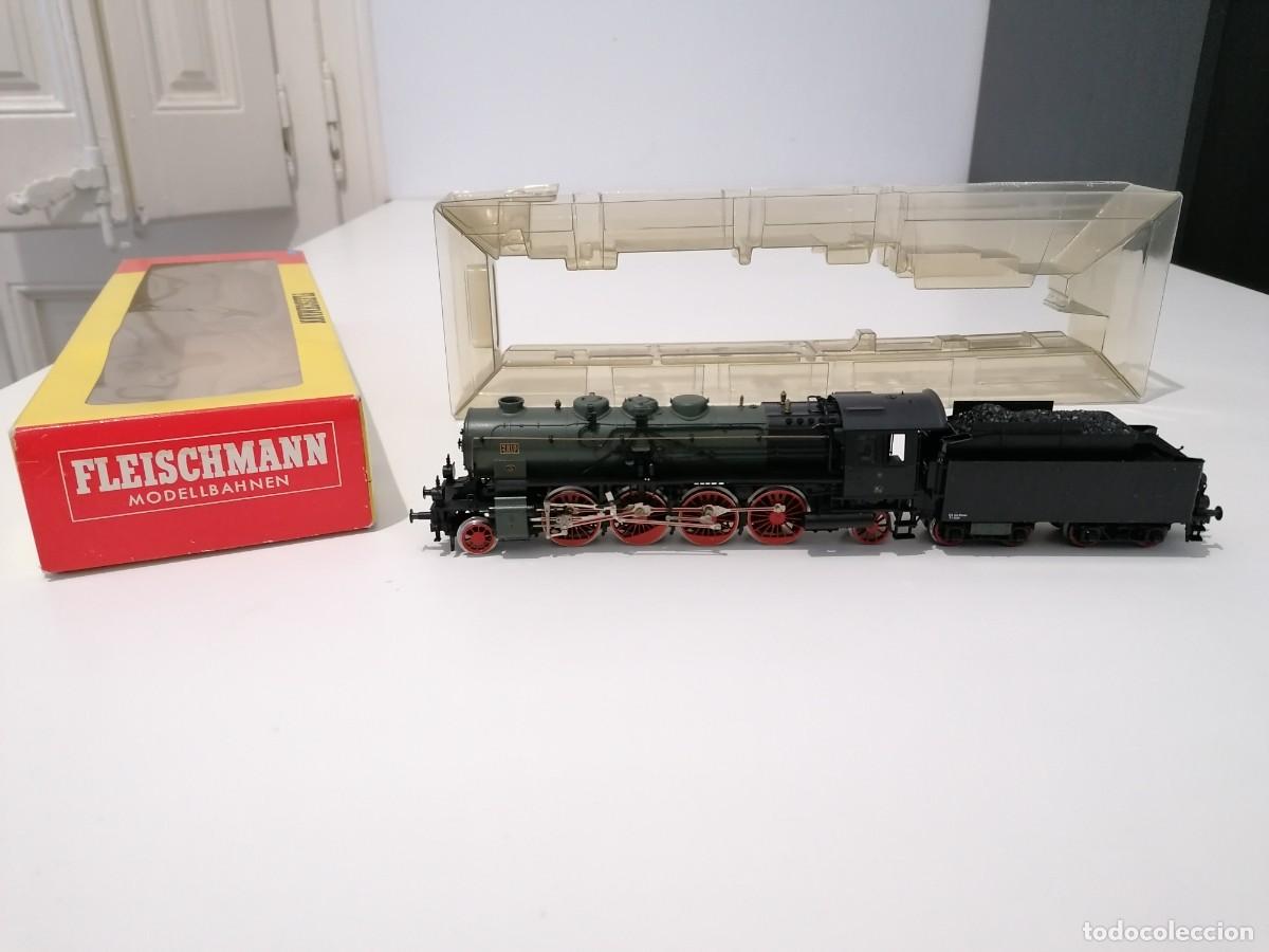 Modelleisenbahnen: Fleischmann H0 Locomotora de Vapor P10 KPEV Digital Buen Estado