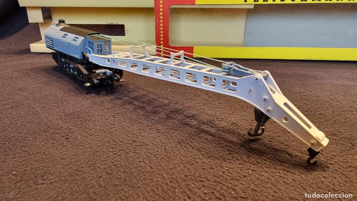Trenes escala: VAGON GRUA FLEISCHMANN EN SU CAJA ORIGINAL FUNCIONA BIEN - Foto 3