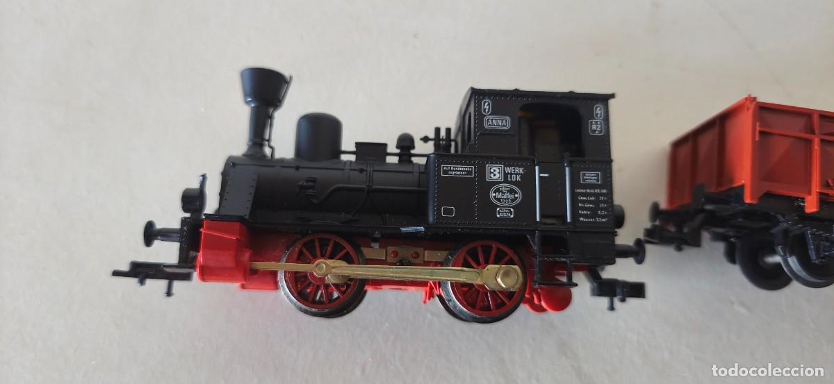 Trenes escala: CONJUNTO LOCOMOTORA Y DOS VAGONES FLEISCHMANN HO - Foto 2