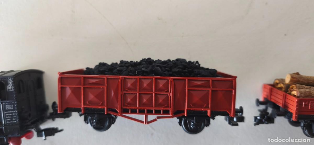 Trenes escala: CONJUNTO LOCOMOTORA Y DOS VAGONES FLEISCHMANN HO - Foto 3