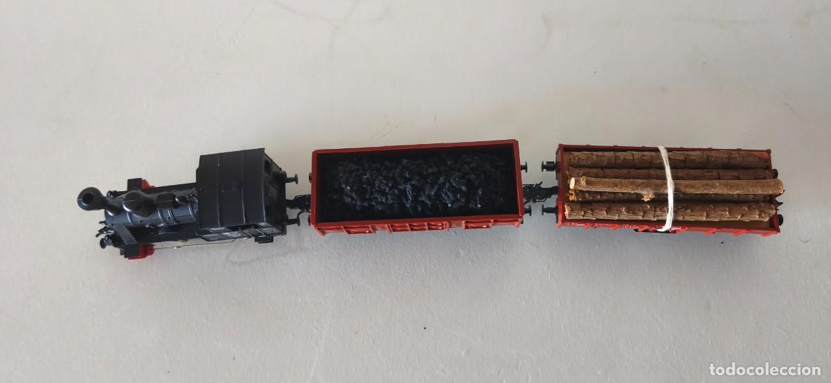 Trenes escala: CONJUNTO LOCOMOTORA Y DOS VAGONES FLEISCHMANN HO - Foto 6