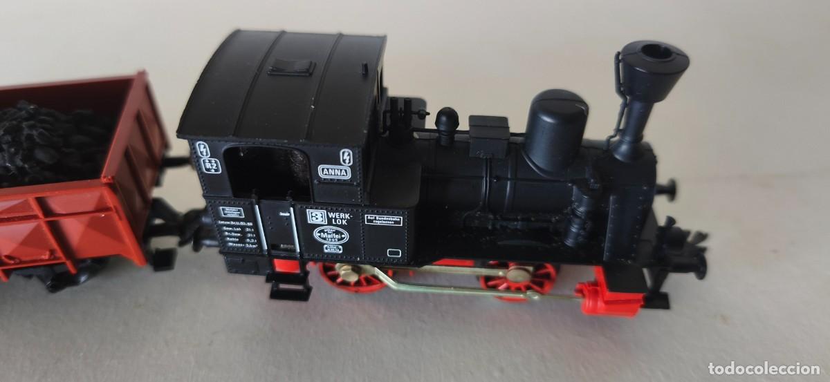 Trenes escala: CONJUNTO LOCOMOTORA Y DOS VAGONES FLEISCHMANN HO - Foto 8