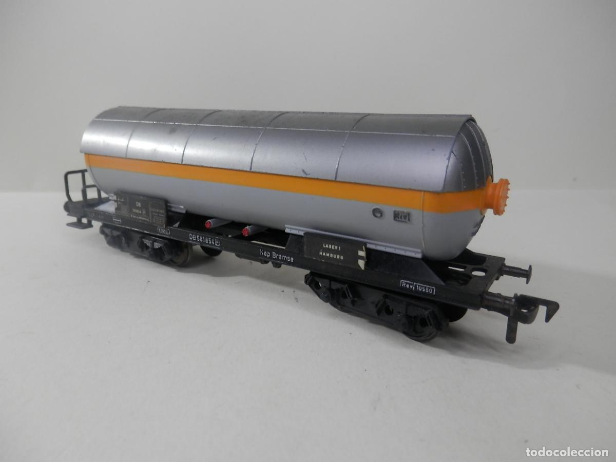 Trenes escala: VAGON CISTERNA ESCALA HO DE FLEISCHMANN - Foto 6