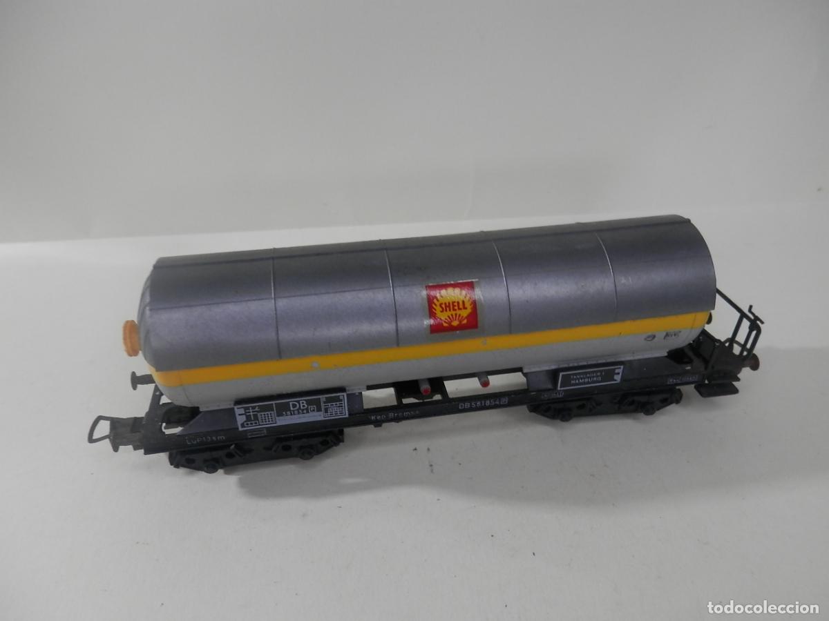 Trenes escala: VAGON CISTERNA ESCALA HO DE FLEISCHMANN - Foto 6