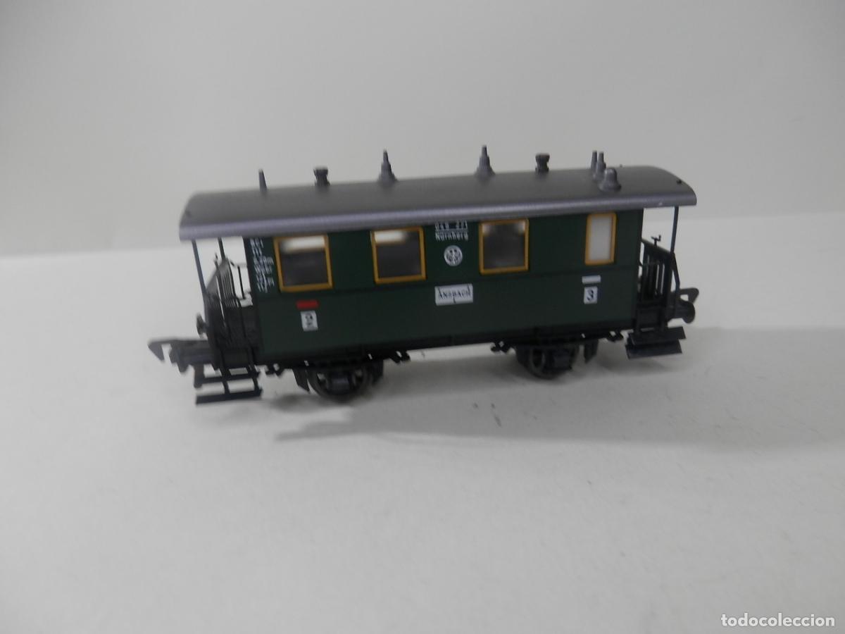 Trenes escala: VAGON PASAJEROS 2 EJES ESCALA HO DE FLEISCHMANN - Foto 2