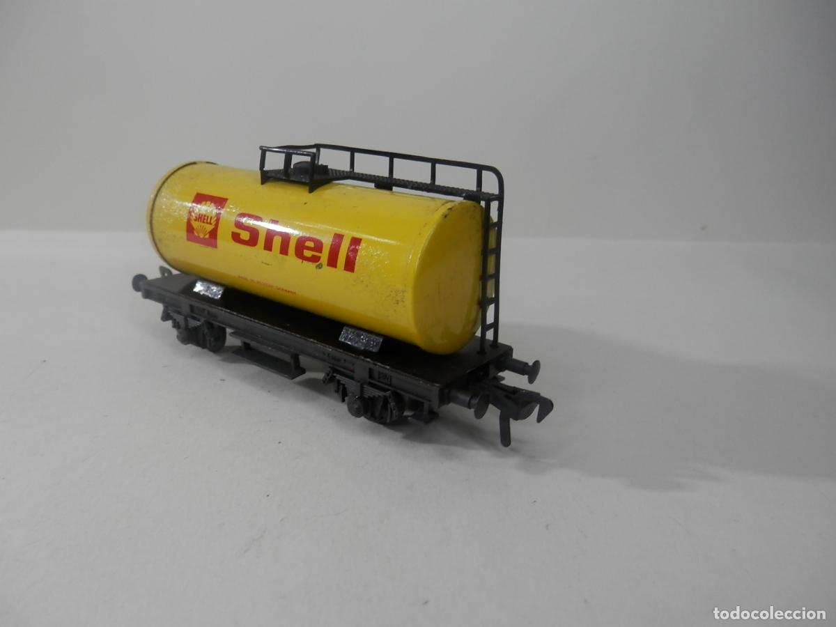 Trenes escala: VAGON CISTERNA SHELL ESCALA HO DE FLEISCHMANN - Foto 2